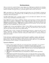 Phases of the MBB Liberian Initiative As It Pertains to Buduburam Former