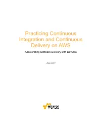 Practicing Continuous Integration and Delivery On