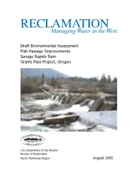 Savage Rapids Dam Grants Pass Project, Oregon