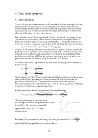Statistical Mechanics, Lecture Notes Part2