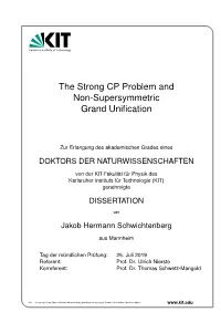 The Strong CP Problem and Non-Supersymmetric Grand Uniﬁcation