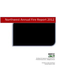 2012 Annual Fire Report
