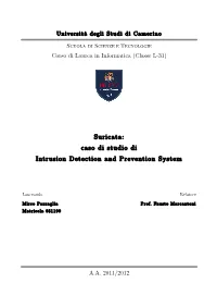 Suricata: Caso Di Studio Di Intrusion Detection and Prevention System