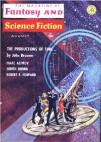 This Month's Issue of Fantasy and Science Fiction