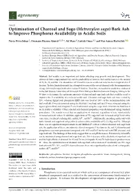 Bark Ash to Improve Phosphorus Availability in Acidic Soils