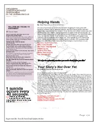 Helping Hands Your Story's Not Over Yet