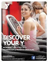 Mcburney Ymca Fall 2015 Membership & Program
