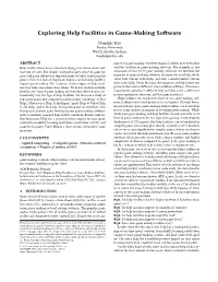 Exploring Help Facilities in Game-Making Software