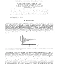 Hydrodynamic Description of the Adiabatic Piston
