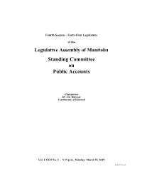 Standing Committee on Public Accounts