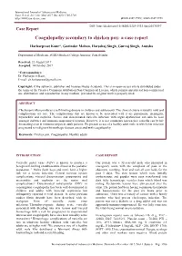 Coagulopathy Secondary to Chicken Pox: a Case Report