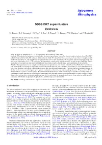 SDSS DR7 Superclusters Morphology