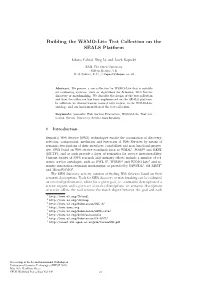 Building the WSMO-Lite Test Collection on the SEALS Platform