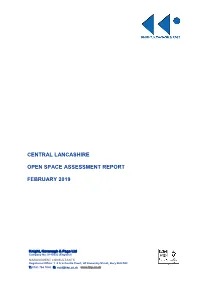 Central Lancashire Open Space Assessment Report