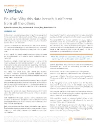 Equifax: Why This Data Breach Is Different from All the Others by Shari Claire Lewis, Esq., and Amanda R