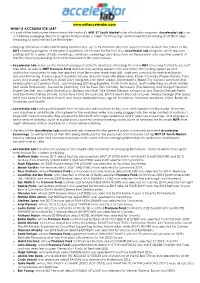 Factsheet on Accelerator