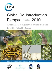 Global Re-Introduction Perspectives: 2010