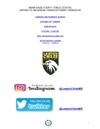 MDCPS Parent Student Handbook 2020-21