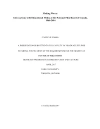 Intra-Actions with Educational Media at the National Film Board of Canada, 1960-2016