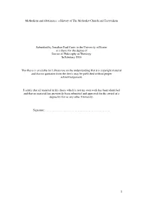 1 Methodism and Abstinence