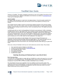 Fax2mail User Guide