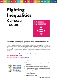 Fighting Inequalities Campaign TOOLKIT