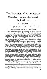 FS Downs, "The Provision of an Adequate