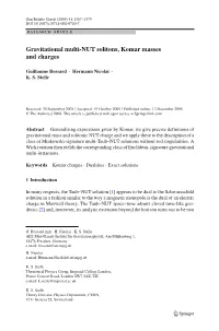 Gravitational Multi-NUT Solitons, Komar Masses and Charges