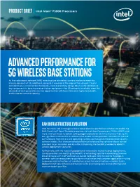 Intel Atom® P5900 Processors for 5G Network Edge Acceleration