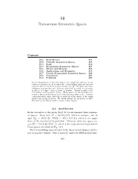 [PDF] Chapter 12: Riemannian Symmetric Spaces