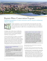 Regina's Water Conservation Program