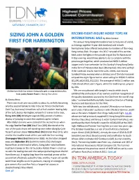 Sizing John a Golden First for Harrington Cont