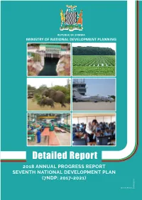 2018 Annual Progress Report – Detailed
