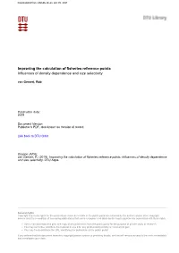 Improving the Calculation of Fisheries Reference Points Influences of Density Dependence and Size Selectivity Van Gemert, Rob