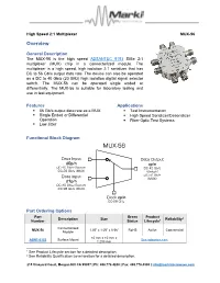 MUX-56 Overview