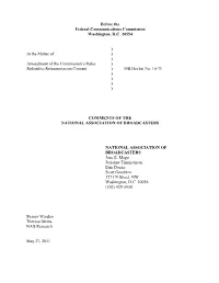 Retransmission Consent ) MB Docket No