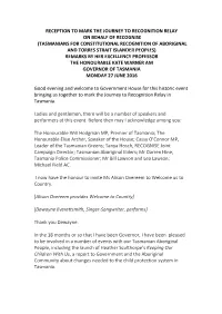 Tasmanians for Constitutional Recognition of Aborigin