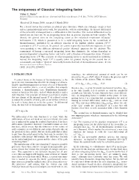 The Uniqueness of Clausius' Integrating Factor
