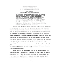 University of California, Berkeley of These Two Populations and Will Attempt to Discuss the Causes of Some Of