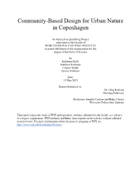 Community-Based Design for Urban Natue in Copenhagen