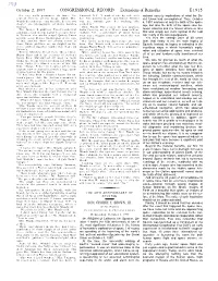 CONGRESSIONAL RECORD— Extensions of Remarks E1915 HON