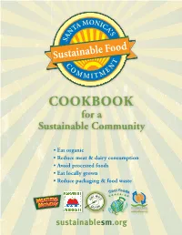 COOKBOOK for a Sustainable Community