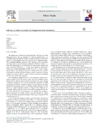 Delivery of Carbon Monoxide Via Halogenated Ether Anesthetics
