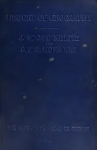 History of Geography (1913)