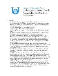 Luke 23–24 Translation (PDF)