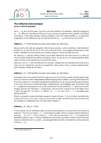 BOI 2021 the Collection Game (Swaps)