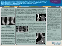 Open Reduction and Internal Fixation of a Neglected Posterior Pilon Variant Fracture in an Uncontrolled Diabetic with Peripheral