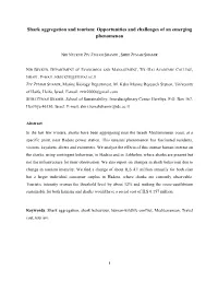 Shark Aggregation and Tourism: Opportunities and Challenges of an Emerging Phenomenon