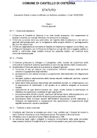 Statuto Comunale
