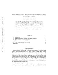 Arxiv:1811.09148V1 [Math.SG] 22 Nov 2018 Min Aiodo Ieso He.Snetewr Fgabai of Work the Since Three